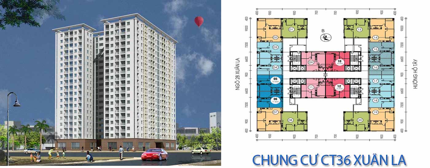 Chung cư CT36 Xuân La dành cho cán bộ sỹ quan