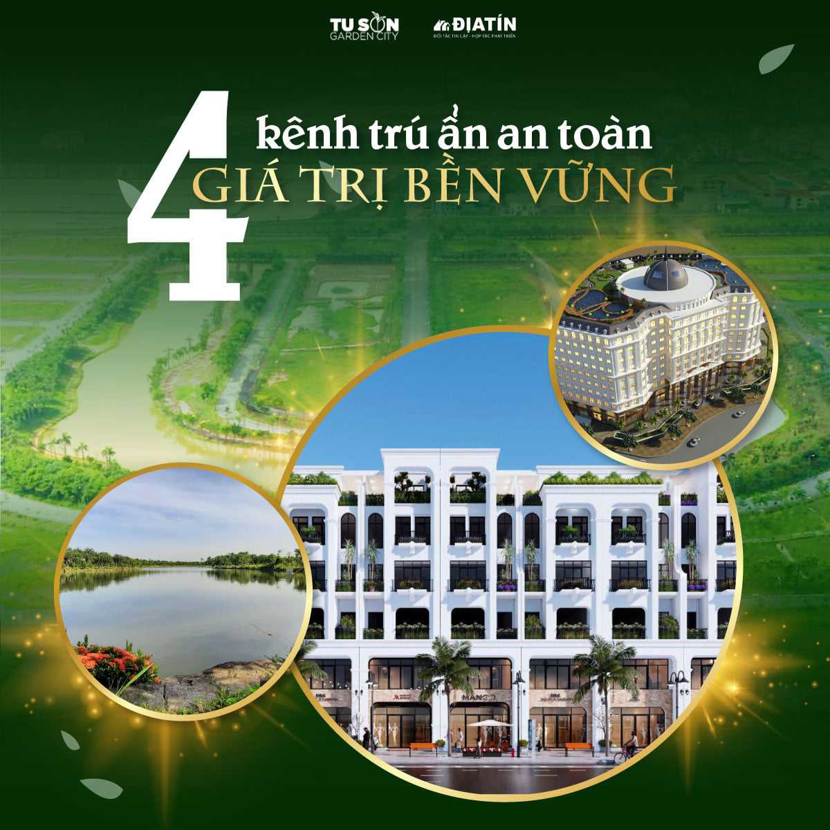 Từ Sơn Garden City - Kênh trú ẩn an toàn với 4 giá trị bền vững